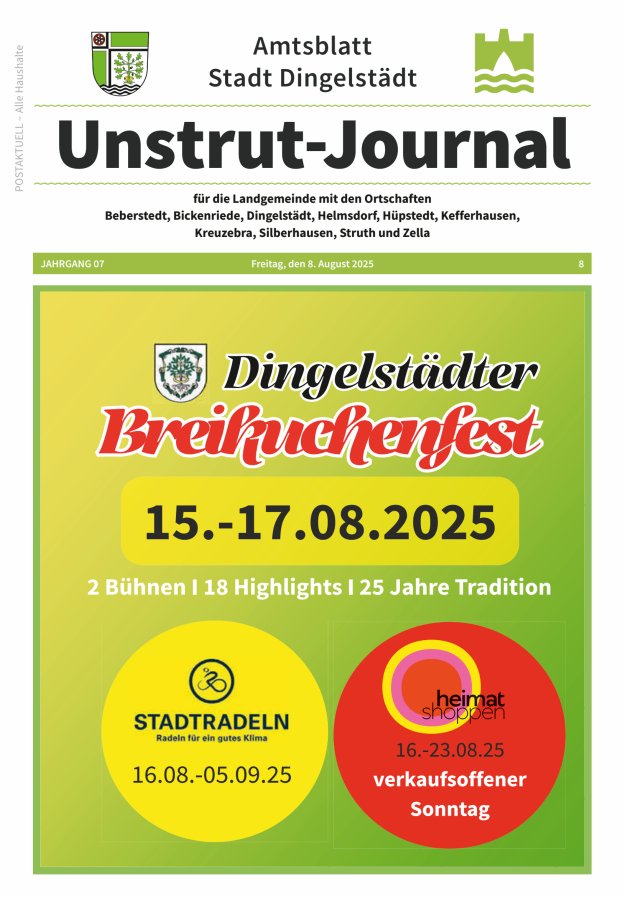 Titelblatt Unstrut-Journal