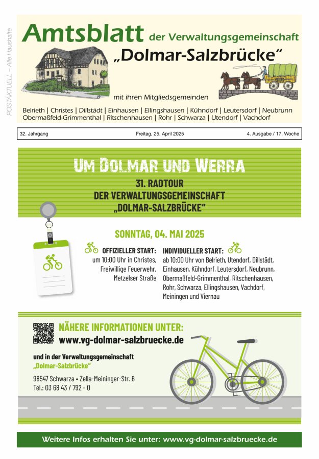 Titelblatt VG Dolmar-Salzbrücke