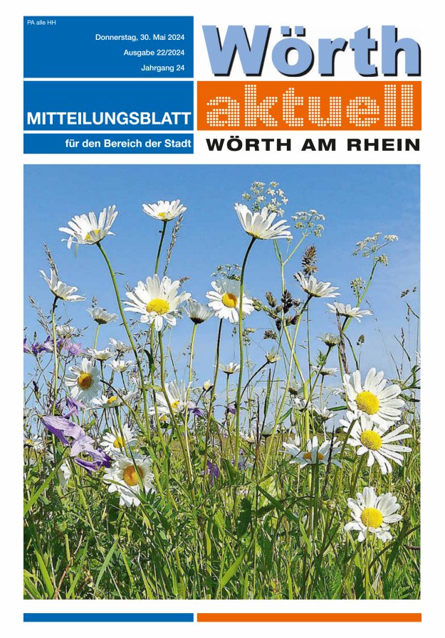 Titelblatt Wörth aktuell - Wörth am Rhein Ausgabe: 19/2024