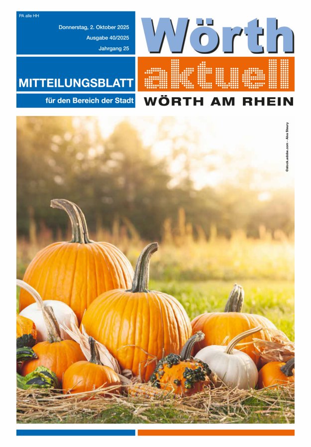 Titelblatt Wörth aktuell - Wörth am Rhein Ausgabe: 19/2024