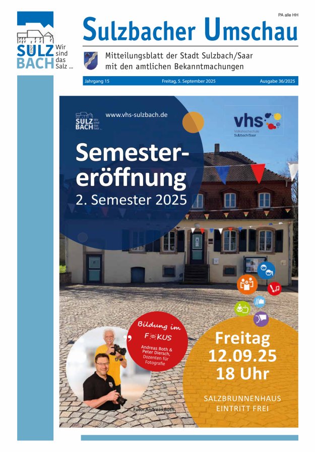 Titelblatt Sulzbacher Umschau