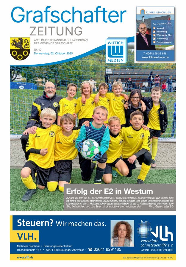 Titelblatt Grafschafter Zeitung Ausgabe: 18/2024