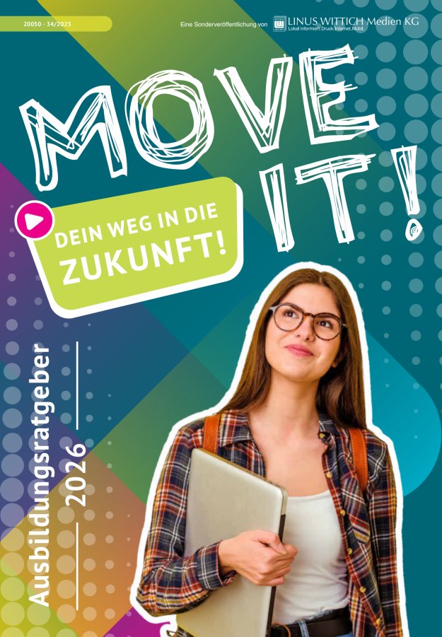 Titelblatt "Move It !" Ausbildungsratgeber für den Kreis Ahrweiler