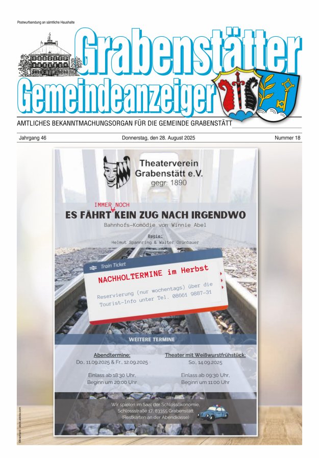 Titelblatt Grabenstätter Gemeindeanzeiger Ausgabe: 11/2024