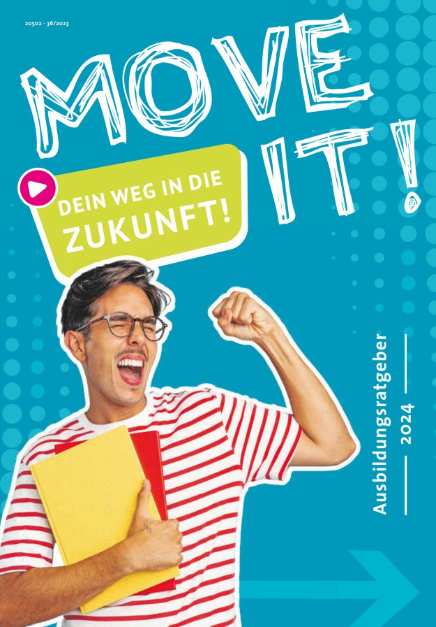 Titelblatt "Move It!" - der Ausbildungsratgeber für den Westerwald