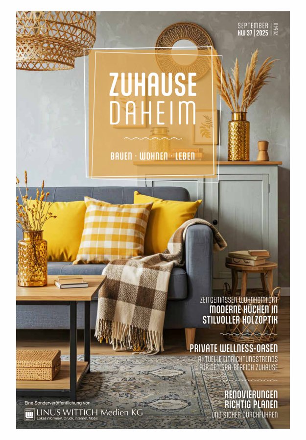 Titelblatt Zuhause daheim Kreis Altenkirchen Ost