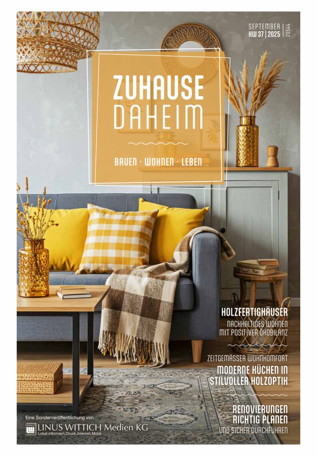 Titelblatt Zuhause daheim Kreis Westerwald Süd