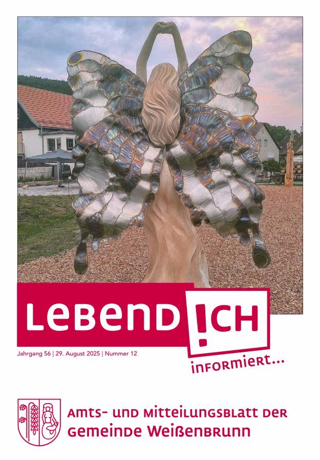 Titelblatt Weißenbrunner Mitteilungsblatt