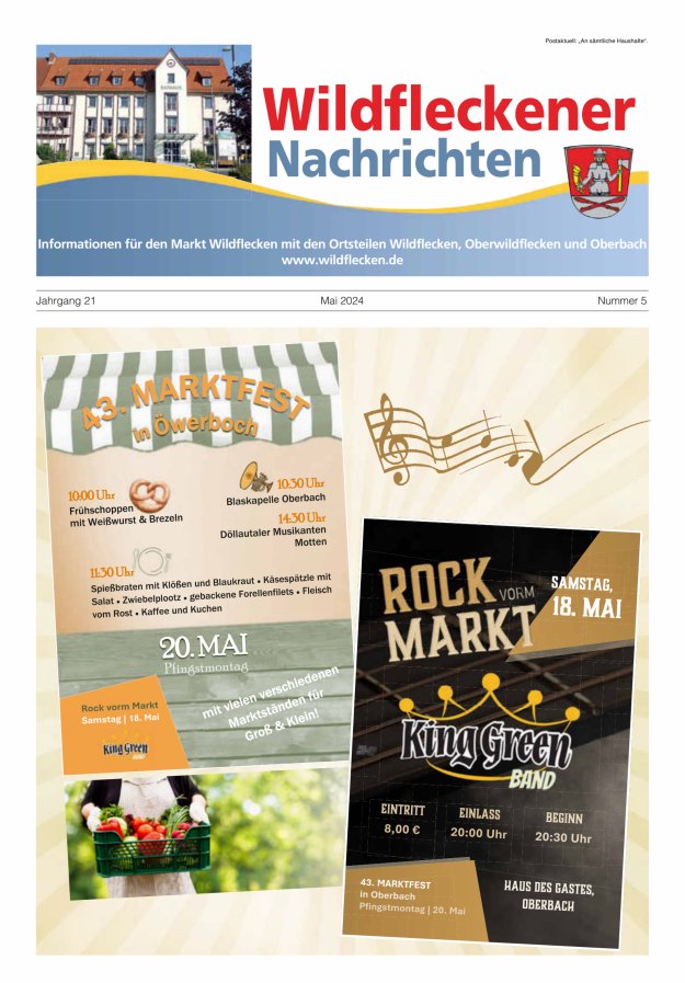 Titelblatt Wildfleckener Nachrichten Ausgabe: 05/2024