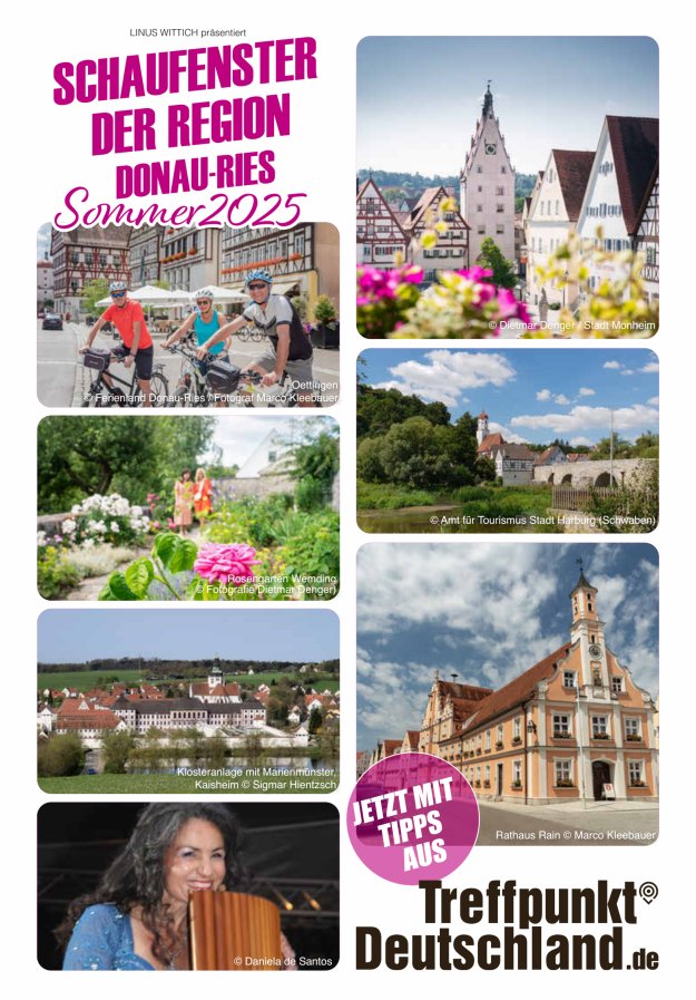 Titelblatt Schaufenster der Region Donau-Ries