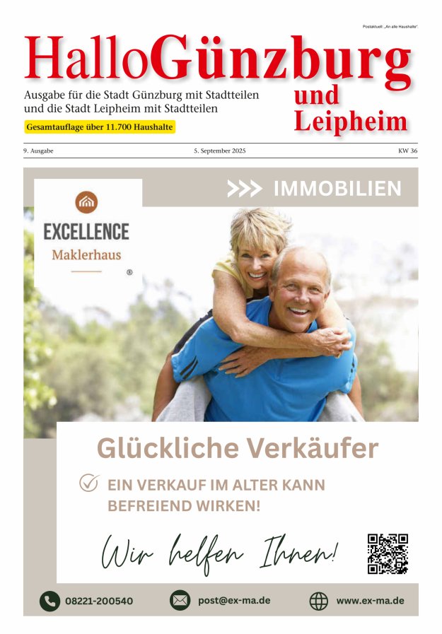 Titelblatt Informationen für die Bürger der Stadt Günzburg und ihrer Stadtteile