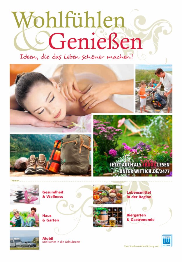 Titelblatt Wohlfühlen & Genießen Augsburg
