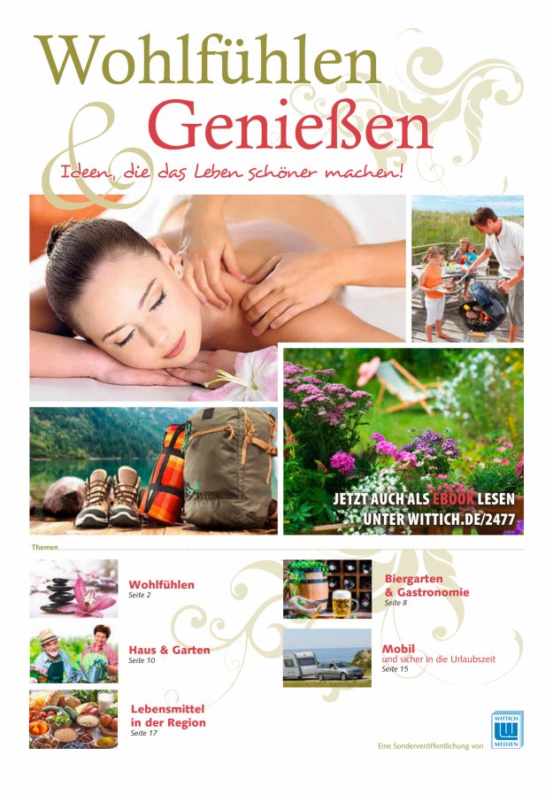 Titelblatt Wohlfühlen & Genießen Augsburg