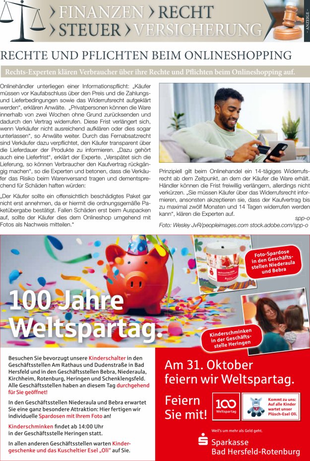 Titelblatt Finanzen, Steuern, Recht Landkreis Hersfeld-Rotenburg