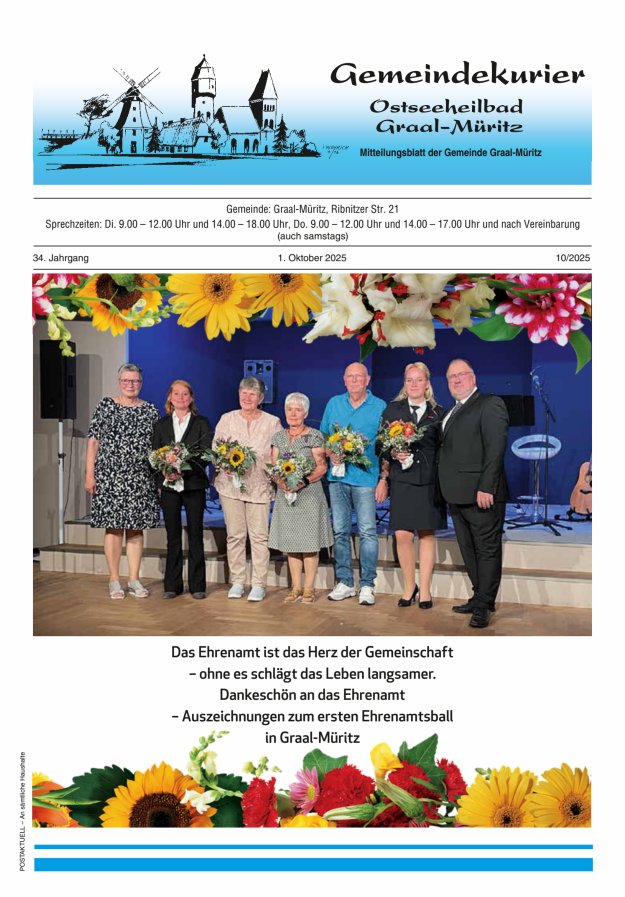 Titelblatt Gemeindekurier Ostseeheilbad Graal-Müritz Ausgabe: 04/2024