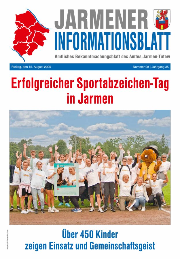 Titelblatt Jarmener Informationsblatt Ausgabe: 03/2024