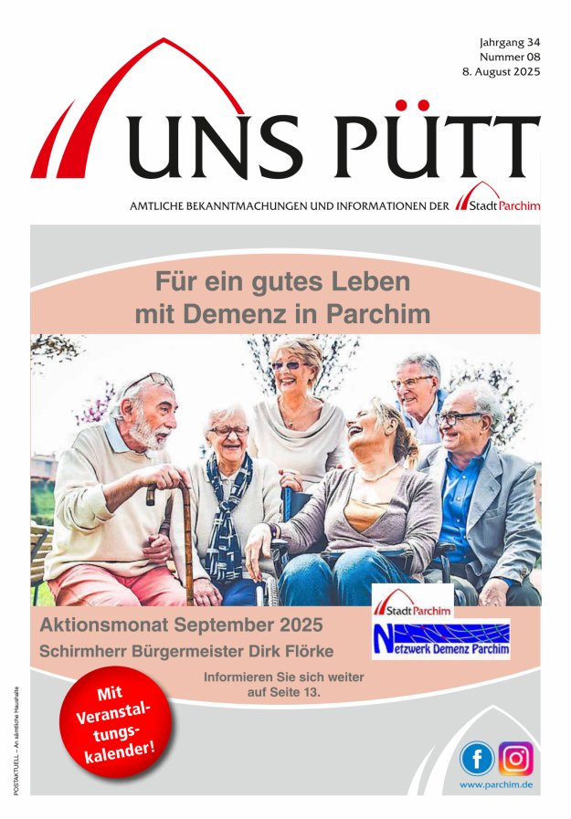 Titelblatt Uns Pütt Parchim Ausgabe: 05/2024