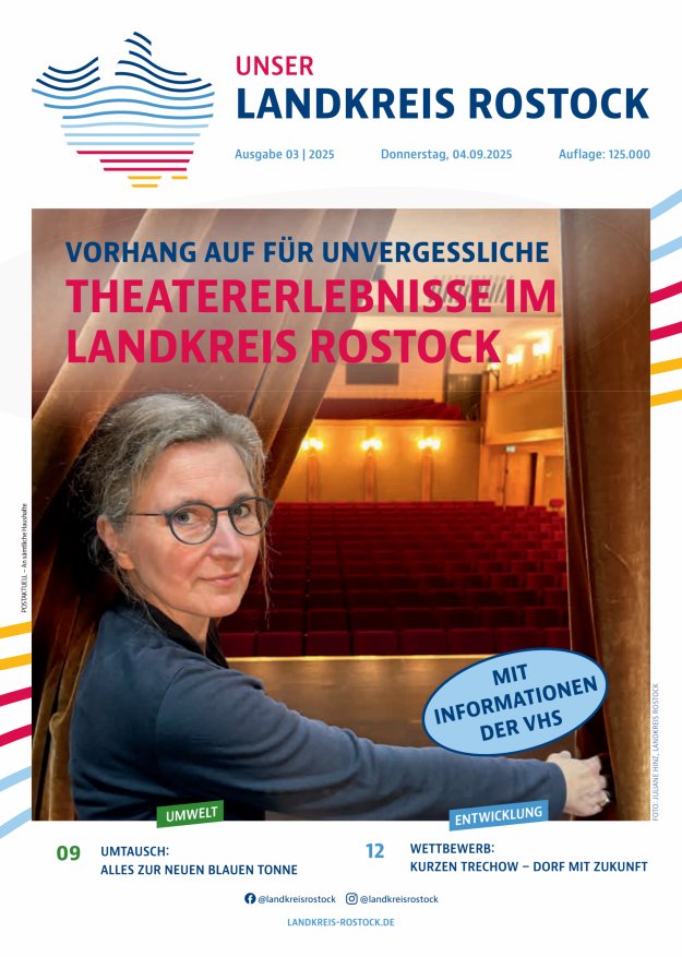 Titelblatt Unser Landkreis Rostock Ausgabe: 02/2024