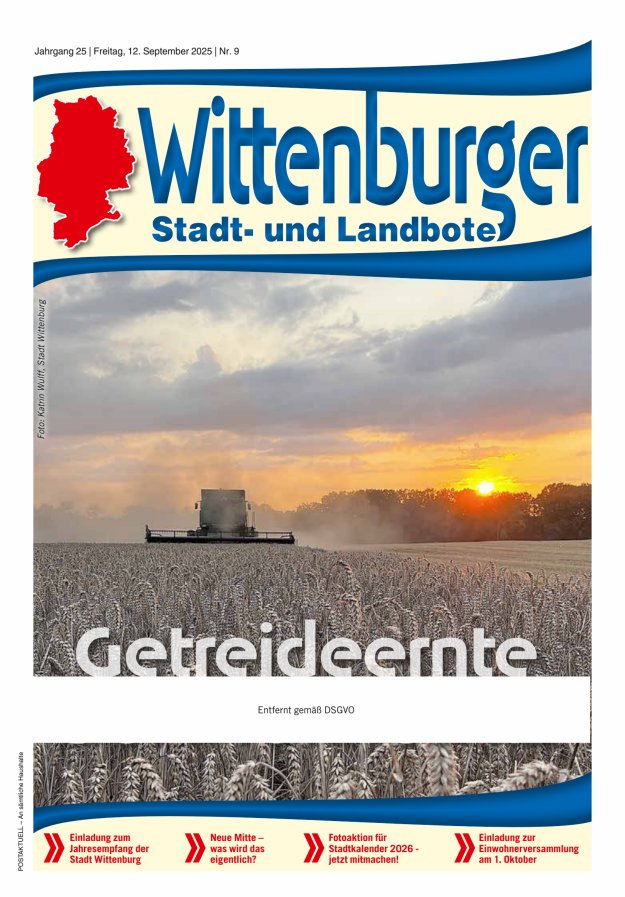 Titelblatt Wittenburger Stadt- und Landbote