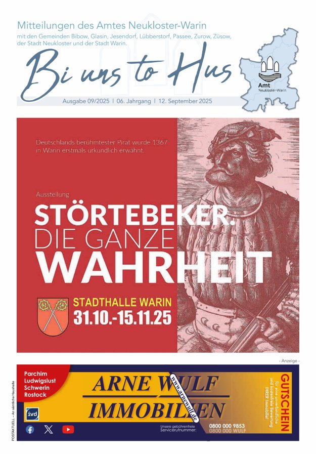 Titelblatt Bi uns to Hus Ausgabe: 05/2024