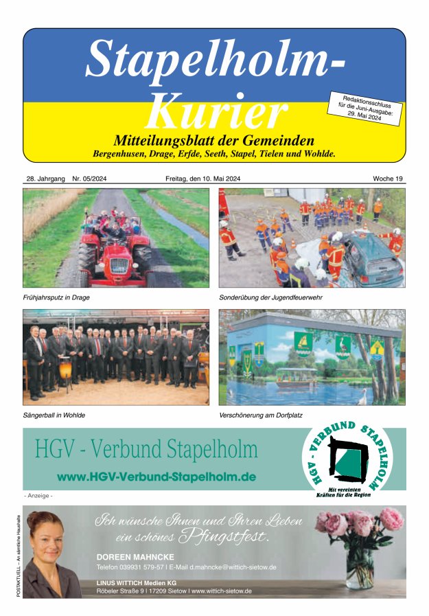 Titelblatt Stapelholm-Kurier Ausgabe: 04/2024