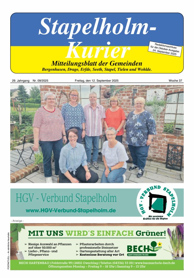 Titelblatt Stapelholm-Kurier