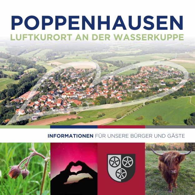 Titelblatt Herzlich willkommen in Poppenhausen und Umgebung