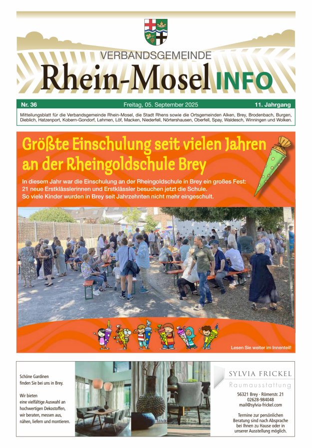 Titelblatt Rhein-Mosel Info