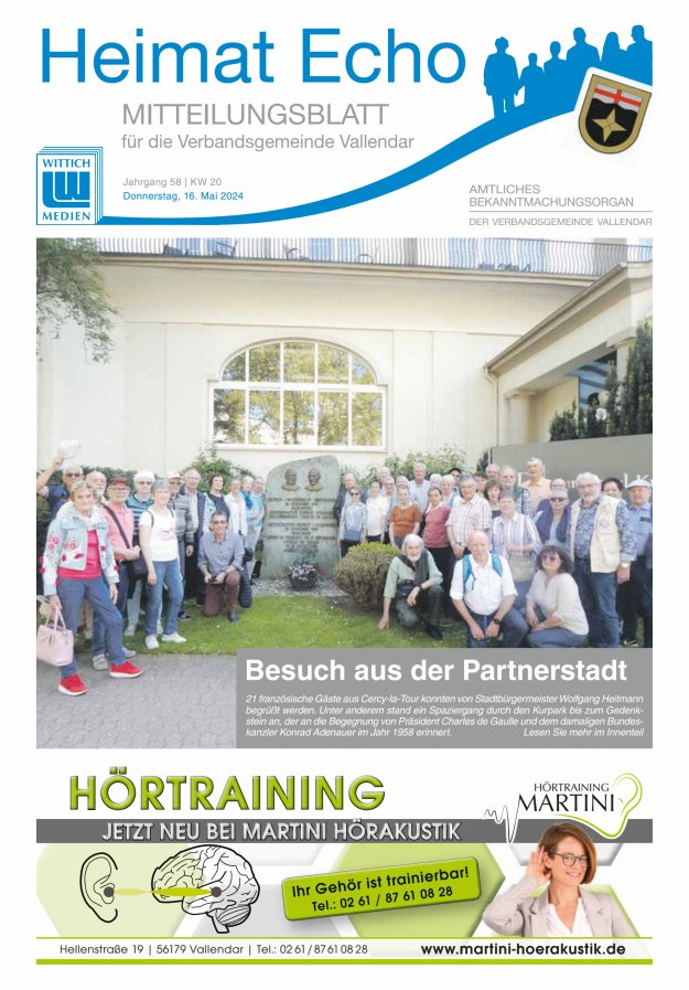 Titelblatt Heimat-Echo Ausgabe: 17/2024