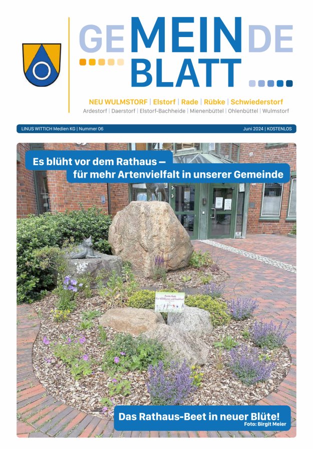 Titelblatt Gemeindeblatt Neu Wulmstorf Ausgabe: 04/2024