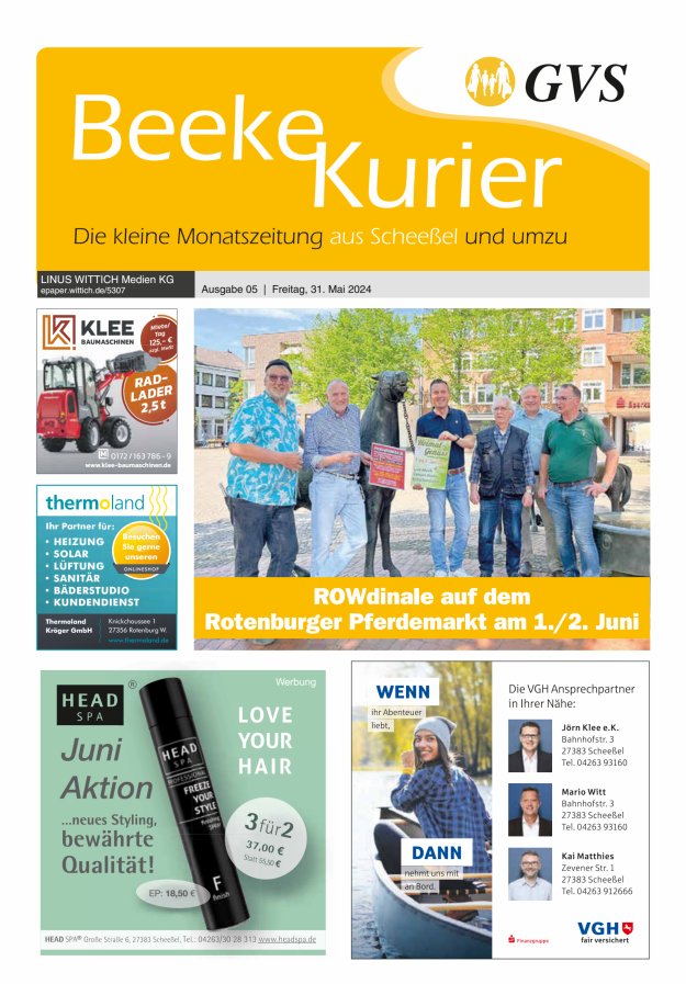 Titelblatt Beeke Kurier Ausgabe: 04/2024