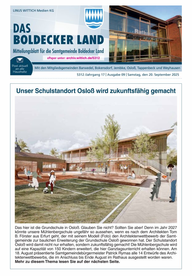 Titelblatt Samtgemeinde Boldecker Land Ausgabe: 04/2024