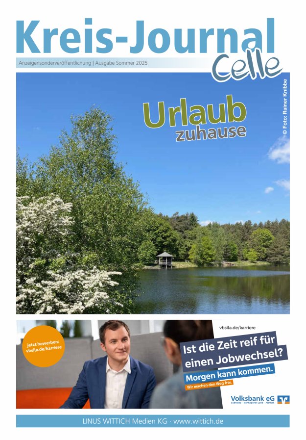 Titelblatt Kreisjournal Celle "Urlaub zuhause"
