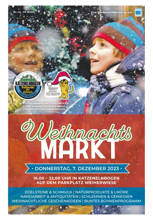 Titelblatt Bartholomäusmarkt in Katzenelnbogen