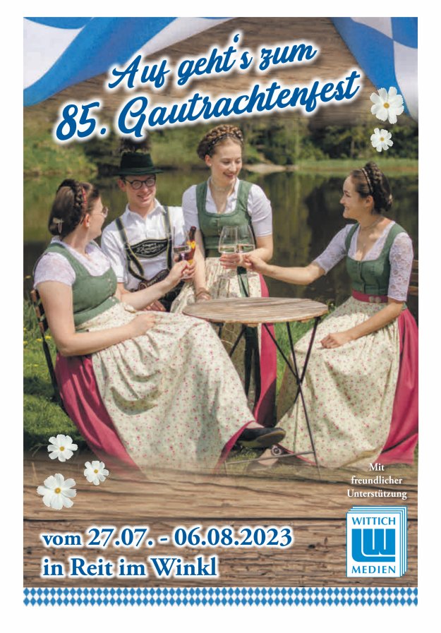 Titelblatt Gautrachtenfest Reit im Winkl
