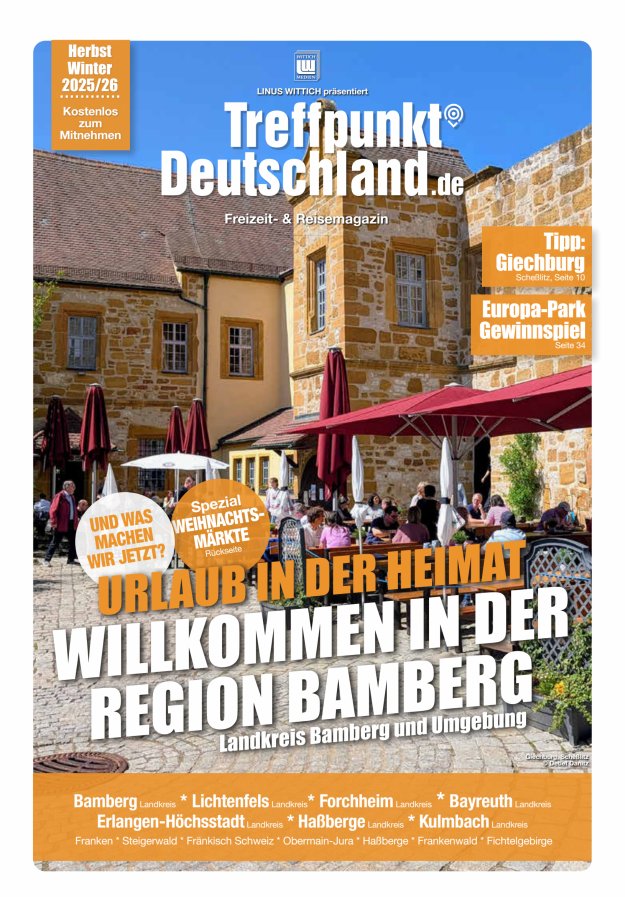 Titelblatt TreffpunktDeutschland Region Bamberg Reisemagazin
