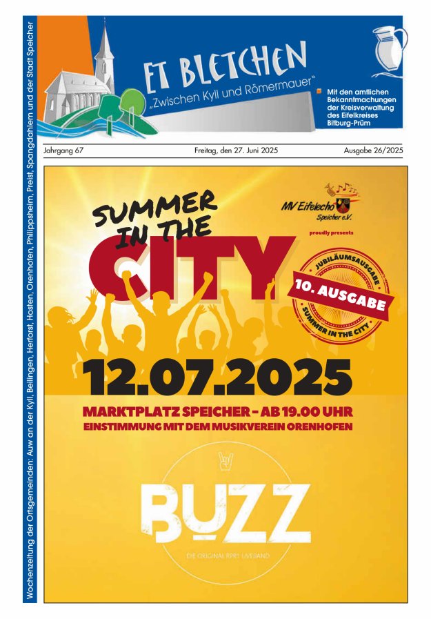 Titelblatt Et Bletchen VG Speicher Ausgabe: 17/2024