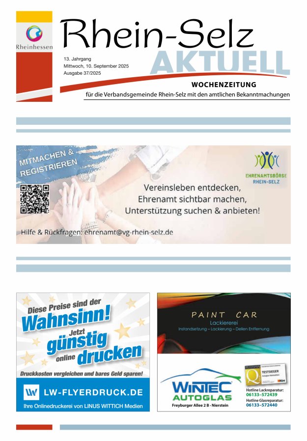 Titelblatt Rhein-Selz aktuell