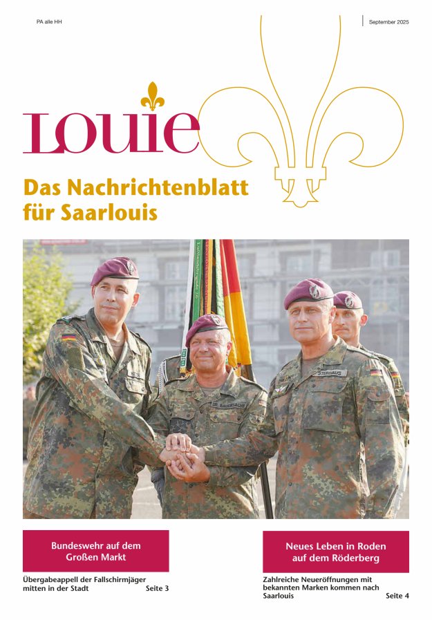 Titelblatt Louie - Nachrichtenblatt für Saarlouis